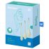 Satisfyer Yoni Power 2 - geishakulor set - grön (3 delar)