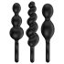 Satisfyer Booty Call - Analpluggset - Svart (3 delar)