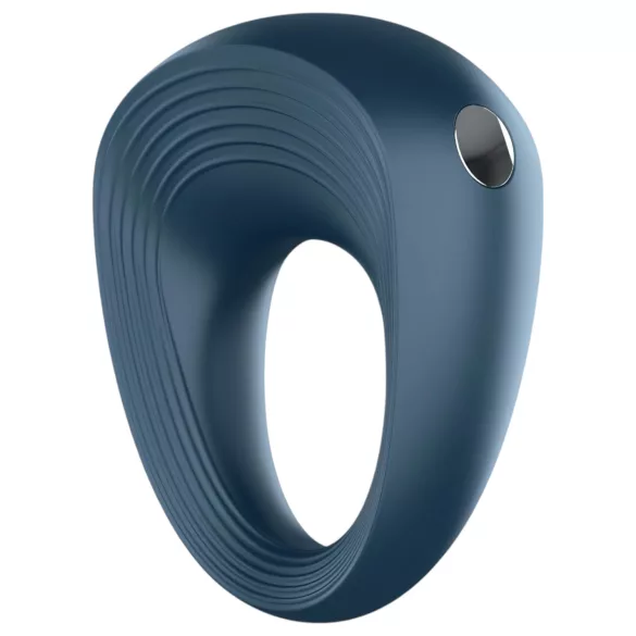 Satisfyer - vibratorring för penis - vattentät - grå