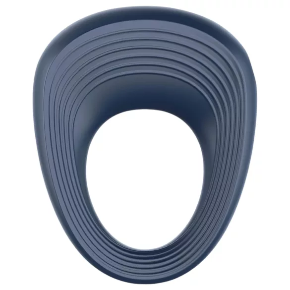 Satisfyer - vibratorring för penis - vattentät - grå