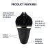 Satisfyer Sweet Treat - uppladdningsbar roterande klitorisvibrator (svart)