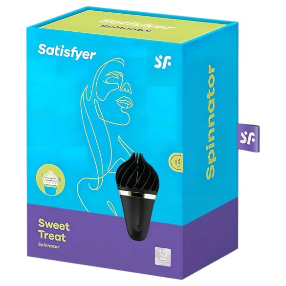 Satisfyer Sweet Treat - klitorisvibrator med roterande topp