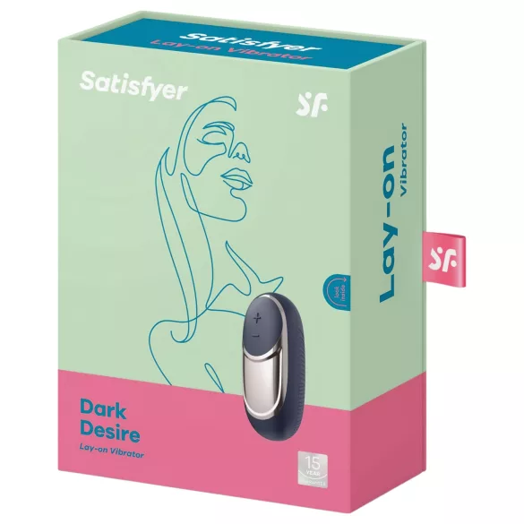 Satisfyer Dark Desire - klitorisvibrator uppladdningsbar svart