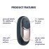 Satisfyer Dark Desire - laddningsbar klitorisvibrator (svart)