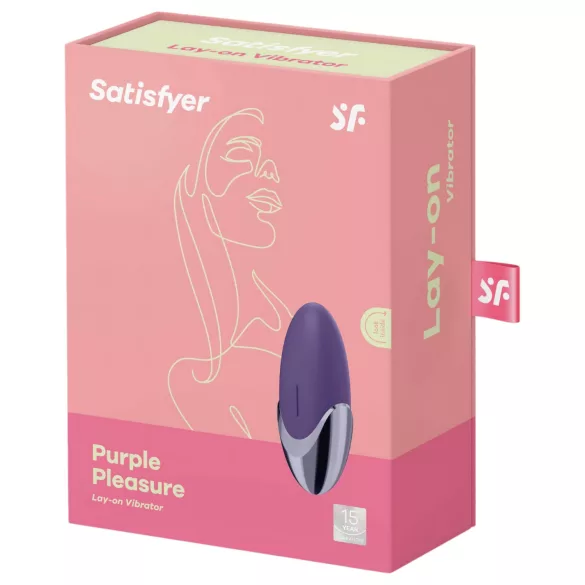Satisfyer Purple Pleasure - klitorisvibrator uppladdningsbar lila