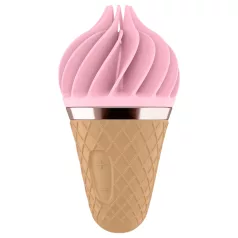   Satisfyer Sweet Treat - uppladdningsbar, roterande klitorisvibrator (rosa-brun)