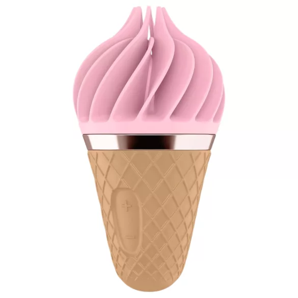 Satisfyer Sweet Treat - uppladdningsbar, roterande klitorisvibrator (rosa-brun)
