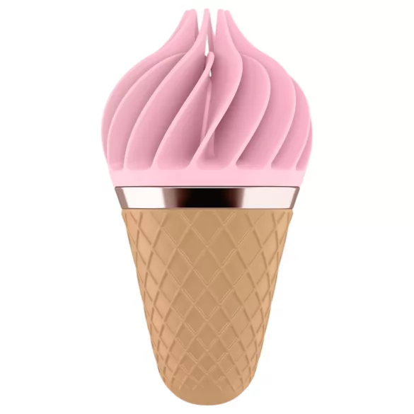 Satisfyer Sweet Treat - uppladdningsbar, roterande klitorisvibrator (rosa-brun)