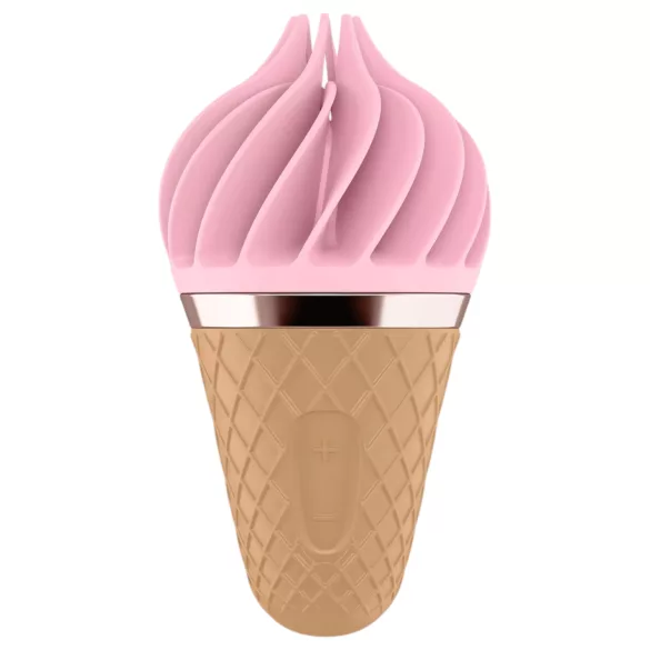 Satisfyer Sweet Treat - uppladdningsbar, roterande klitorisvibrator (rosa-brun)