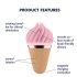 Satisfyer Sweet Treat - uppladdningsbar roterande klitorisvibrator (rosa-brun)