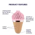 Satisfyer Sweet Treat - uppladdningsbar, roterande klitorisvibrator (rosa-brun)