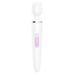Satisfyer Wand-er Woman - massagevibrator vattentät vit