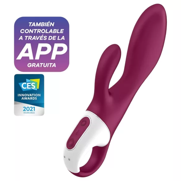 Satisfyer Heated Affair - värmande klitorisstimulator vibrator - röd