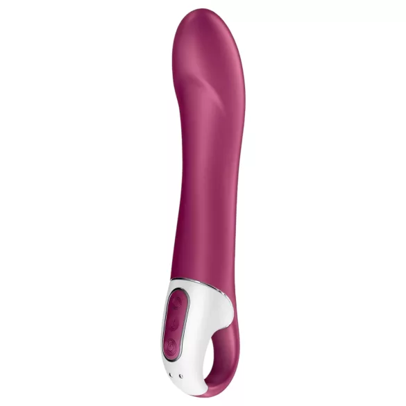 Satisfyer Big Heat - G-punkt vibrator med värme - uppladdningsbar - röd