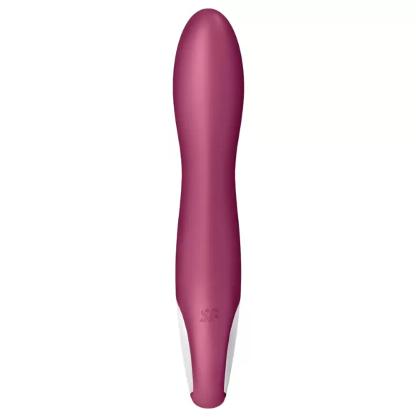 Satisfyer Big Heat - G-punkt vibrator med värme - uppladdningsbar - röd