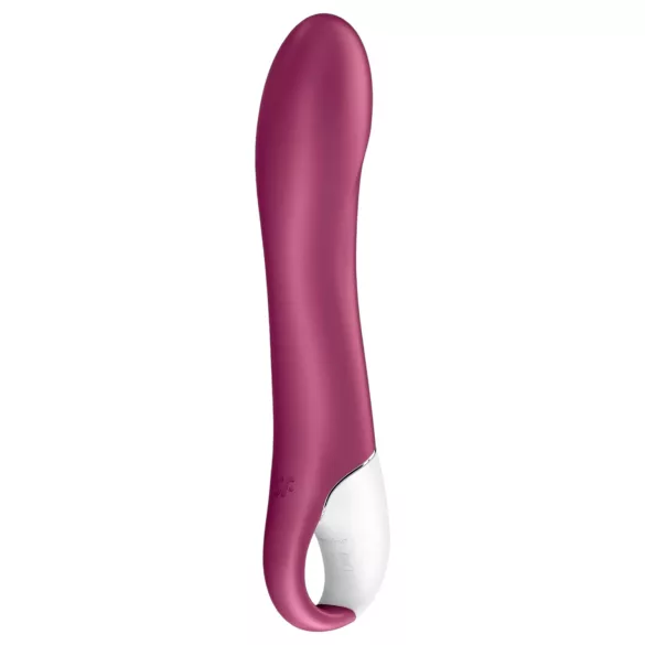 Satisfyer Big Heat - G-punkt vibrator med värme - uppladdningsbar - röd