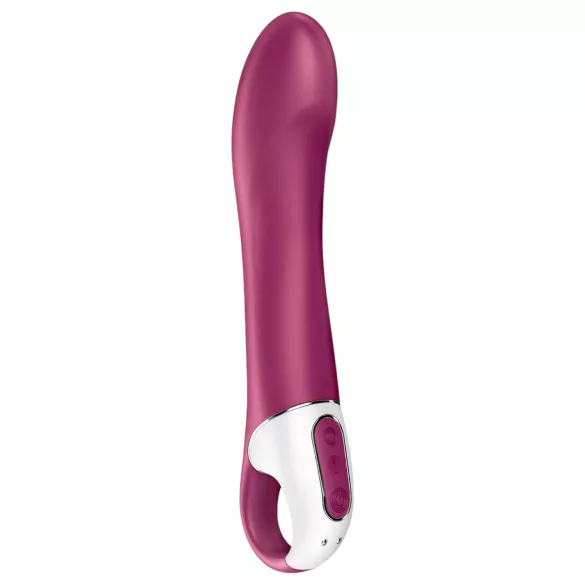 Satisfyer Big Heat - G-punkt vibrator med värme - uppladdningsbar - röd