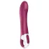 Satisfyer Big Heat - G-punkt vibrator med värme - uppladdningsbar - röd