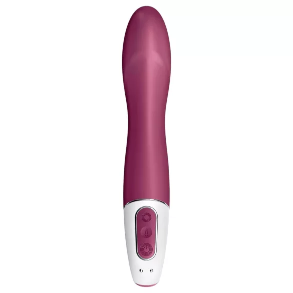 Satisfyer Big Heat - G-punkt vibrator med värme - uppladdningsbar - röd