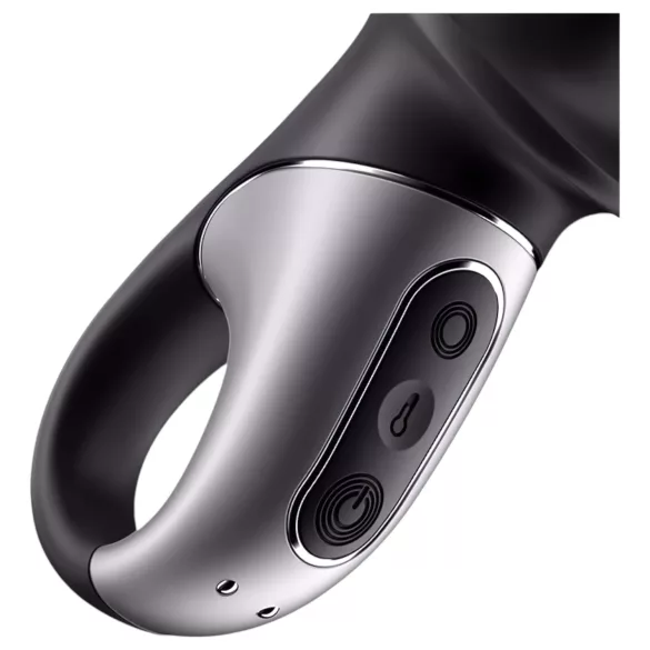 Satisfyer Hot Passion - analvibrator med värmefunktion - svart