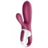 Satisfyer Hot Bunny - smart värmande klitorisstimulator med arm (röd)