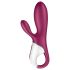 Satisfyer Hot Bunny - smart värmande klitorisstimulator med arm (röd)