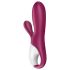 Satisfyer Hot Bunny - klitorisstimulator med värme och arm - röd