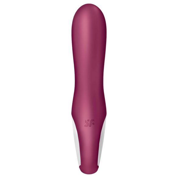 Satisfyer Hot Bunny - klitorisstimulator med värme och arm - röd