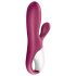 Satisfyer Hot Bunny - smart värmande klitorisstimulator med arm (röd)