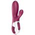 Satisfyer Hot Bunny - smart värmande klitorisstimulator med arm (röd)