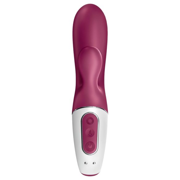 Satisfyer Hot Bunny - klitorisstimulator med värme och arm - röd