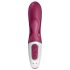 Satisfyer Hot Bunny - smart värmande klitorisstimulator med arm (röd)