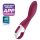 Satisfyer Heated Thrill - uppvärmd vibrator - smart funktion - röd
