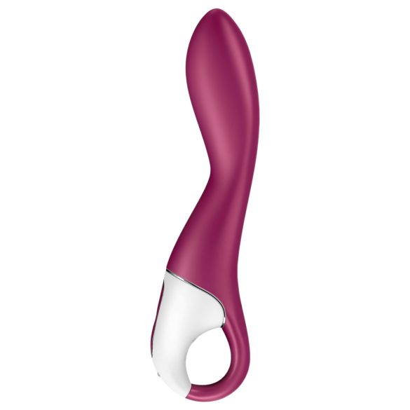 Satisfyer Heated Thrill - uppvärmd vibrator - smart funktion - röd