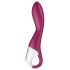 Satisfyer Heated Thrill - uppvärmd vibrator - smart funktion - röd