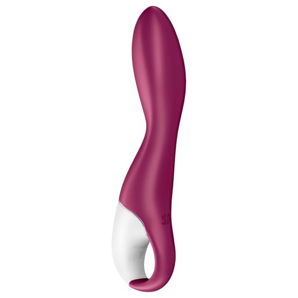 Satisfyer Heated Thrill - uppvärmd vibrator - smart funktion - röd