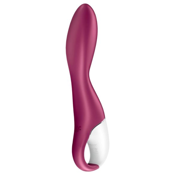 Satisfyer Heated Thrill - uppvärmd vibrator - smart funktion - röd