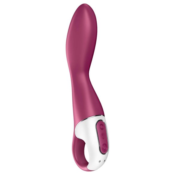 Satisfyer Heated Thrill - uppvärmd vibrator - smart funktion - röd