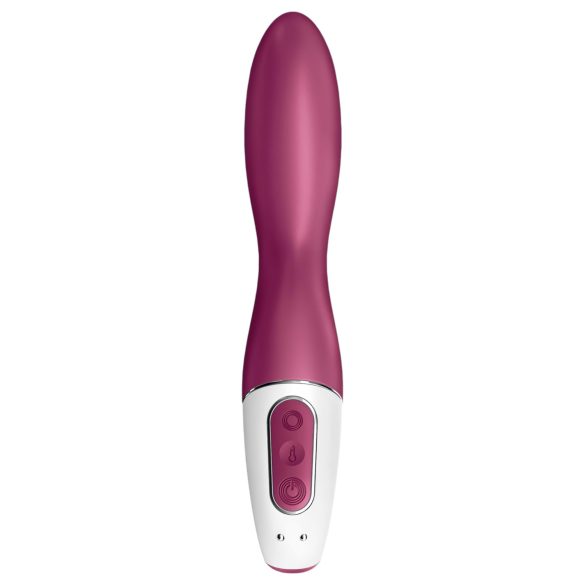 Satisfyer Heated Thrill - uppvärmd vibrator - smart funktion - röd