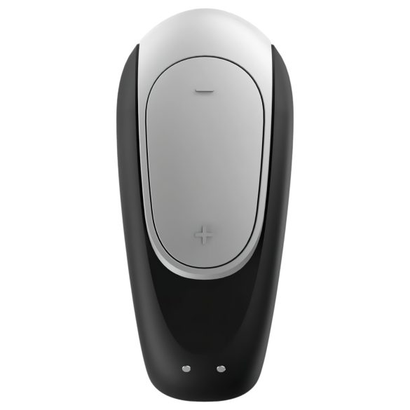 Satisfyer Double Fun - parvibrator med appstyrning - vattentät - svart
