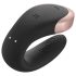 Satisfyer Double Love - smart radiostyrd parvibrator (svart)