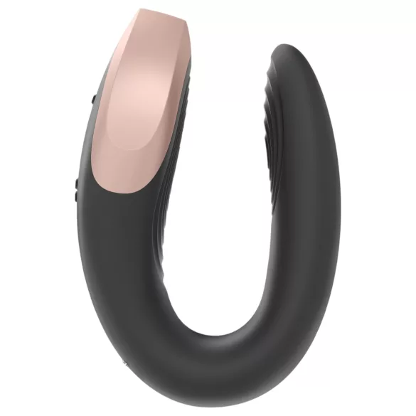 Satisfyer Double Love - parvibrator med fjärrkontroll - svart
