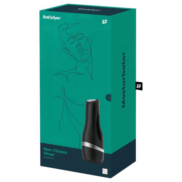 Satisfyer Men Classic - manuell onanipump masturbator - silver