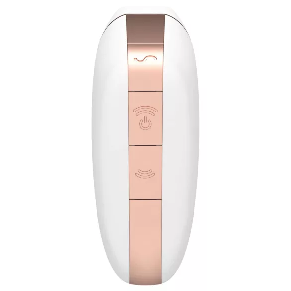 Satisfyer Love Triangle - Appstyrd luftvibrator för klitorisstimulering (vit)