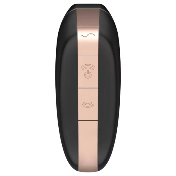 Satisfyer Love Triangle - lufttrycksvibrator klitorisstimulator - svart