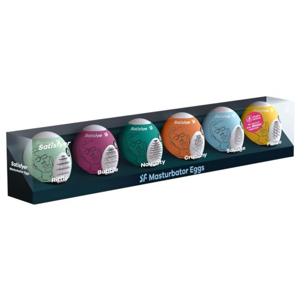 Satisfyer - äggmasturbator set - 6-pack