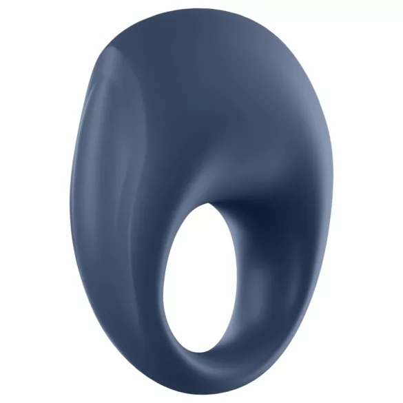 Satisfyer Strong One - App‑styrd vibrerande penisring för män (blå)