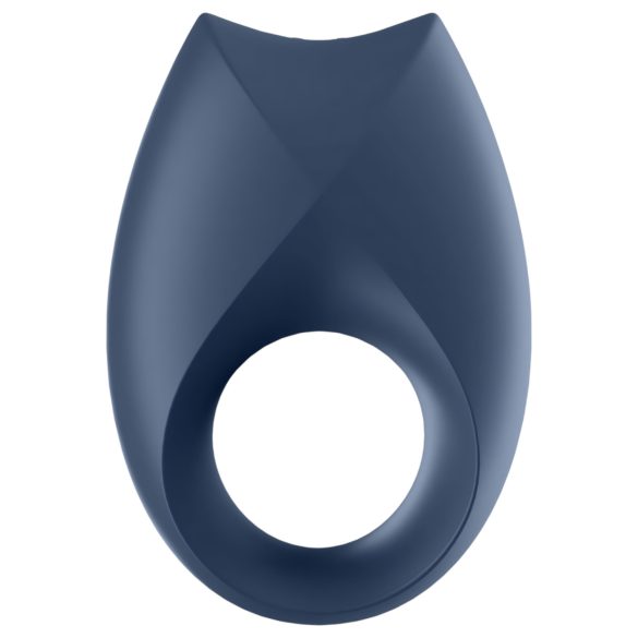 Satisfyer Royal One - penisring med vibration - blå - appstyrd