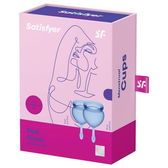 Satisfyer - menskopp set - 2-pack blå