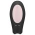 Satisfyer Double Joy - smart vattentät parvibrator (svart)